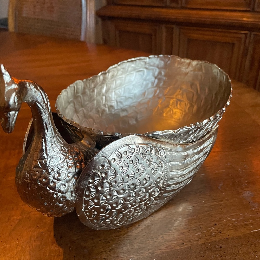 Gold Peacock Decorative Bowl - Picture 2 of 6